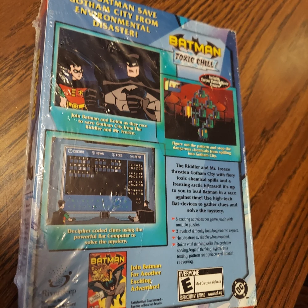 Batman Cd Rom Toxic Chill New & Sealed 2003
